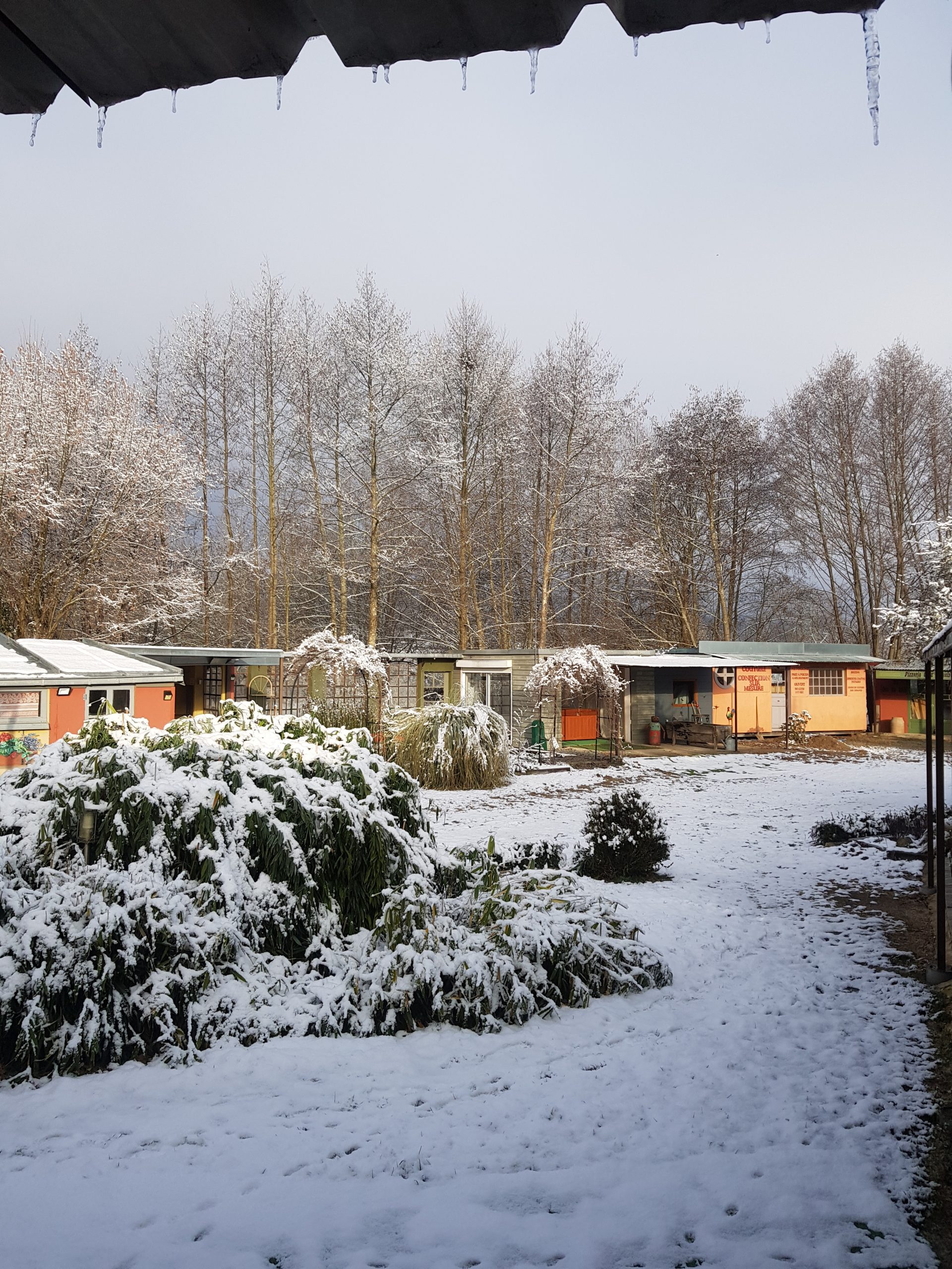 Froid avec l&rsquo;hiver recouvre le Riolet